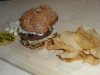 Burger platter