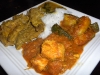 Two different chicken curries