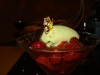 With pistachio ice cream