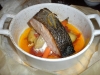 Salmon with Spring vegetables