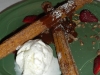 Goat's milk caramel stuffed churros