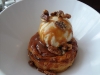 Whiskey bread and butter pudding