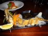 Fried fish bones