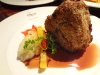 Pecorino Romano crusted loin chops