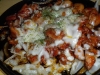 Spicy chicken with mozz