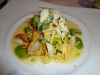 Fresh pasta with crab