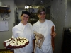 Crystal and Andrew show their creations