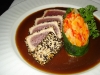 Sesame crusted yellowfin tuna