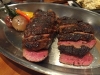 Strip sirloin (L) Filet (R)