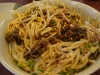 Cold Szechuan noodles mixed