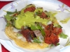 Tacos El Gordo chorizo taco