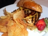 Chicken croissant sandwich