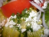 House salad extreme close-up!