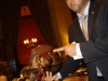 Erick Lumley pours