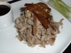 Dry duck meat