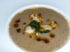 Mushroom and lobster soup
