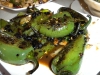 Grilled jalapenos