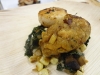Stuffing with scallop