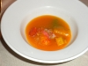 Pumpkin seafood soup