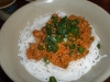 Dry noodle with tofu and pork
